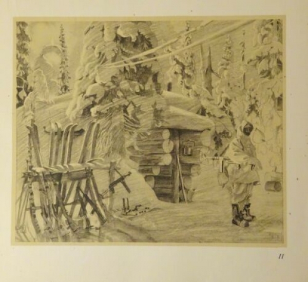 1944 - Wache am Urwaldbunker ..., Kurt Kranz, alter Druck